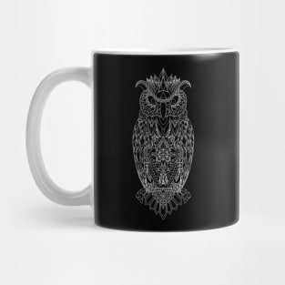 owl in smart pattern art ecopop Mug